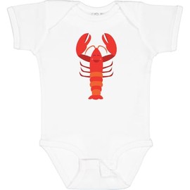 inktastic Lobster Cute Ocean Creature Baby Bodysuit 6 Months 0020 White 2c1c0