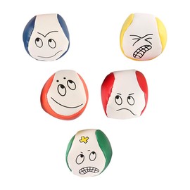 Ieron Juggling Balls for Beginners 5 Pieces Juggling Ball Set Durable Soft PU Leather Juggling Balls. Educational Juggling Balls for Boys Girls and Adults Diameter 5cm