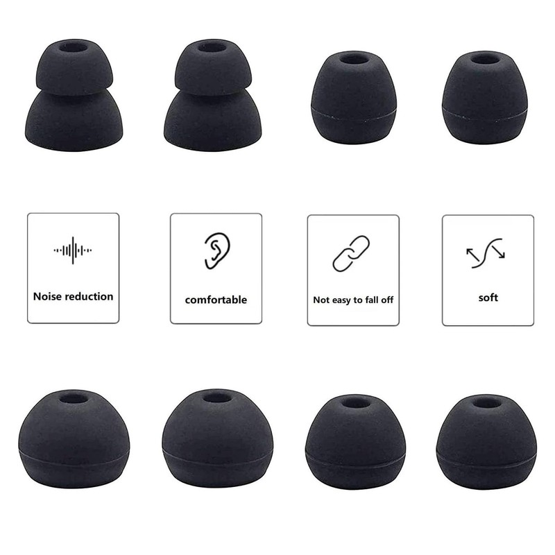 Replacement Eartips Compatible with Powerbeats Pro, Replacement Earbuds Silicone Ear