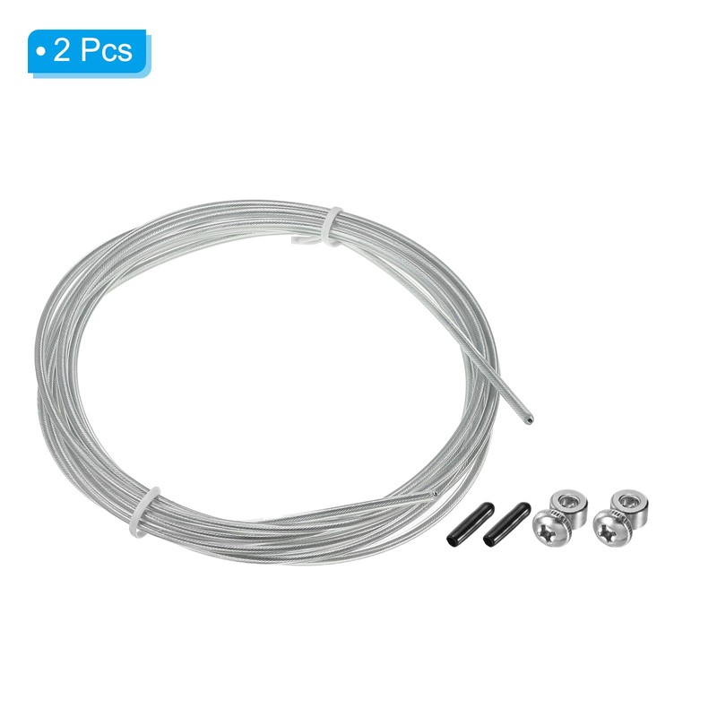 PATIKIL 10 ft Quick Jump Rope Replacement Cable 2 Pack