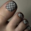 Press on Toenails with Designs Acrylic Fake Nails for Toe