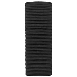 RIKWOG 50 Pcs Black Hair Ties for Thick Straight Curly Hair, 4mm Elastic Hair Bands Ponytail Holders for Girls Women Kids Men