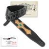 Walker & Williams CVG-22 Padded Leather Guitar Strap with Hand