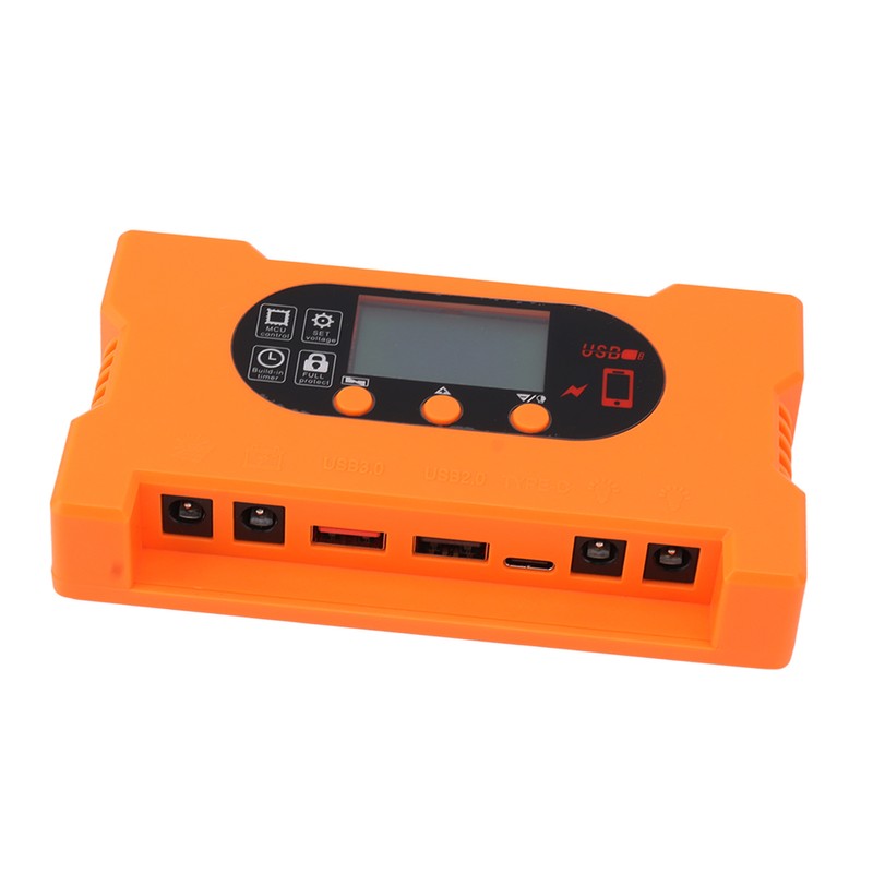Solar Charge Controller Dual USB Type C Fast Charge Solar