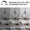 DAYBETTER 6 Pack Vintage LED Edison Bulbs, E26 Dimmable LED