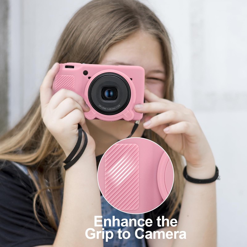 Rieibi GRIII/GRIIIx Case,Silicone Camera Case for GR III/GR IIIx with