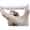 White Adjustable Tissue Box Paper Roll Core Replacement Bathroom Plastic