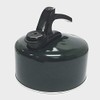 Hi-Gear 2-Litre Aluminium Whistling Kettle (black), Black, One Size