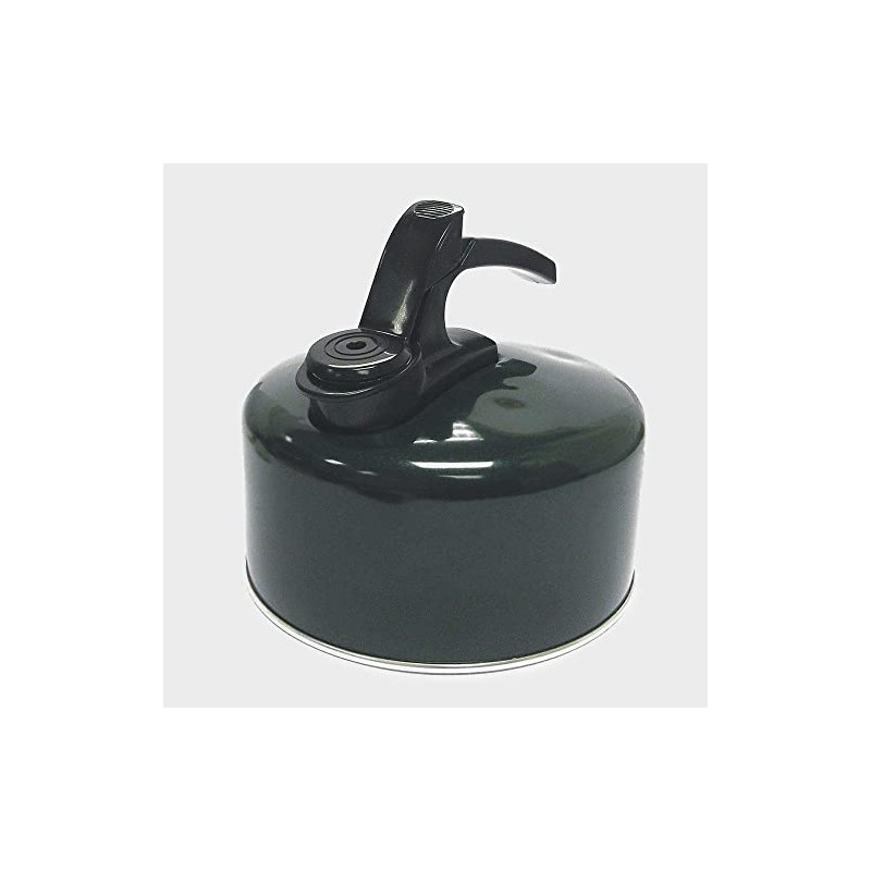Hi-Gear 2-Litre Aluminium Whistling Kettle (black), Black, One Size