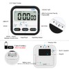Kitchen Timer, Digital Visual Timer 24-Hours Magnetic Clock Stopwatch Count-Up