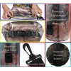 Waterproof Dry Bag - Transparent Lightweight Dry Sack with Strap,