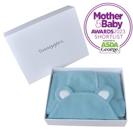 Baby Wrap blanket in Luxury Gift Box by BABY BLISS Star Wrap Fleece for Newborns Infants and Toddlers 2 – 12 Month’s Boy Girl Super Soft Great for Travel Strollers and Car Seats (Blue)