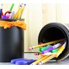 Black Plastic Paint Cans (3-Pack); Quart Size Cans for Paints