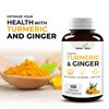 HerbaVitals Turmeric and Ginger Supplement(120 Capsules) - 500mg |Best Turmeric
