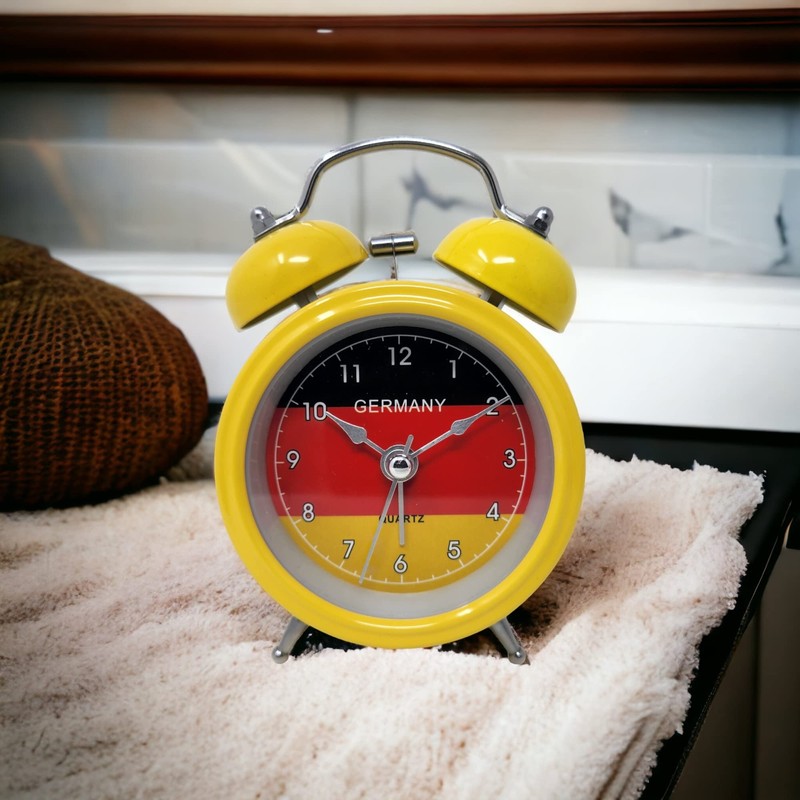 Starlet24 Bell Alarm Clock Germany Motif Clock Alarm Clock Table