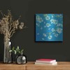 Luxe Metal Art 'Cherry Blossom 2' by Jadei Graphics, Metal
