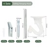YOKIVE 4 Set Ceiling Hook Kit, Heavy Swag Hanging Hook
