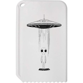 'Alien with UFO' Plastic Ice Scraper (IC00042531)