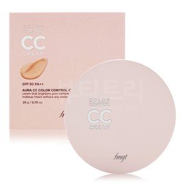 The Face Shop Aura CC Cream 20g Full Size 02 Natural Beige / 더페이스샵 아우라 씨씨크림 20g 본품 02내추럴베이지