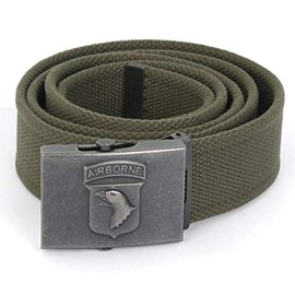 Mil-tec Airborne Trouser Belt - Olive Green