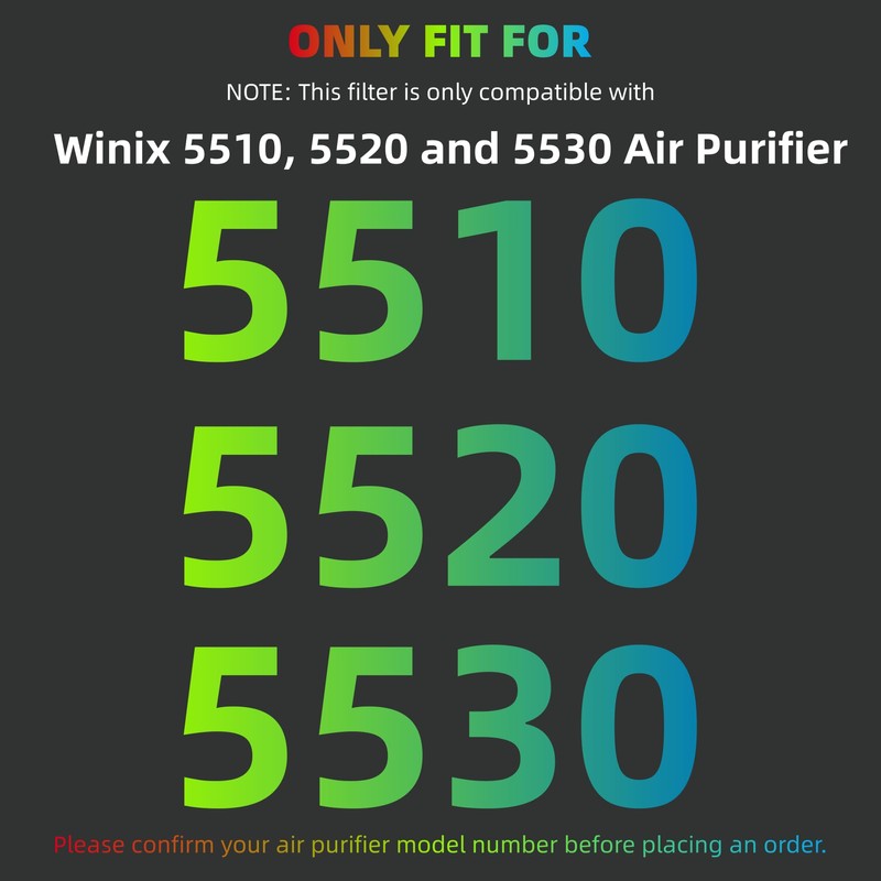 5510 5520 5530 Filter Q For WINIX 5510 5520 5530