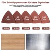 150 Sheets Sandpaper Set, Multitool Sanding Plate for Delta Sander,