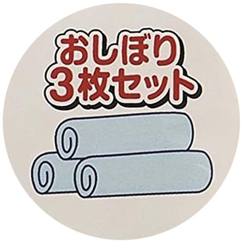 Skater OAC1T-A Sanrio Hot Towel Set of 3