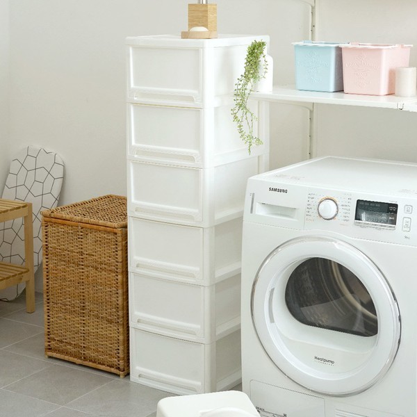 Bono House Max Transparent Drawer 6-tier (transparent/dark transparent/white color added),