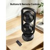 DR.PREPARE Dual Oscillating Tower Fan with 270° Tilt, 105° Oscillating,