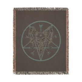 Unbranded Dawn Of Satan's Millennium Woven Blanket Tapestry