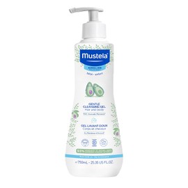 Mustela Gel de Limpieza Suave para Bebé - Jabón para el Cabello y Cuerpo del Bebé - con Aguacate Natural Fortificado con Vitamina B5 - Fórmula Biodegradable y Sin Lágrimas - Paquete de 1 o 2 - Varios