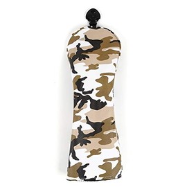 Fairway Wood Headcover Camo Print 3 Colors Wood Cover (Brown)