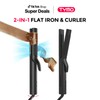 TYMO AIRFLOW- Straightener and Curling Irons 2 in 1, 360¬∞