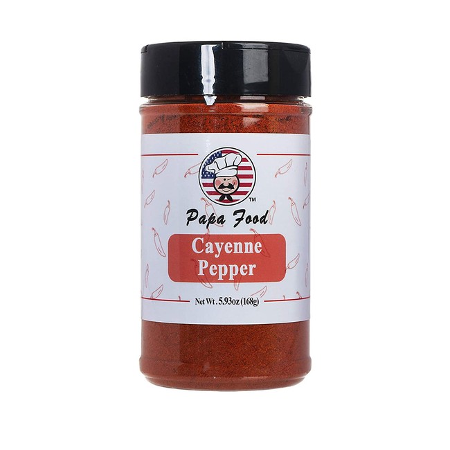 Papa Food All Natural Premium Cayenne pepper, 5.29 ounces(1 Bottle)