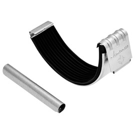 ZAMBELLI Gutter Connector Galvanised with Bead Connector 280/7 Pieces Silver Gutter Connector for Gutter Semicircular Assembly without Soldering