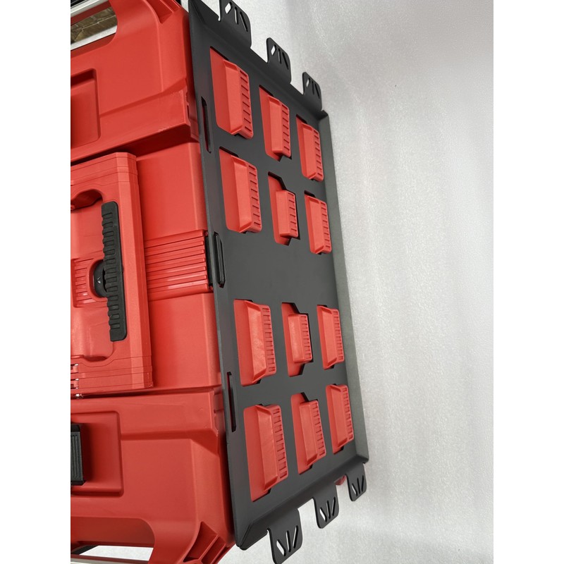 VELCKING for Milwaukee Packout Mounting Plate, Metal Storage Base, Wall