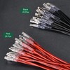 sourcing map 25pcs Flat Terminal Crimp Socket 2.8mm with Insulation