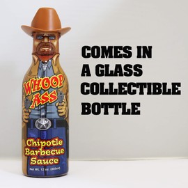 WHOOP ASS Chipotle Grilling BBQ Barbecue Hot Sauce – Try if you dare! – Perfect Gourmet Gift for the Wing Sauce Fan