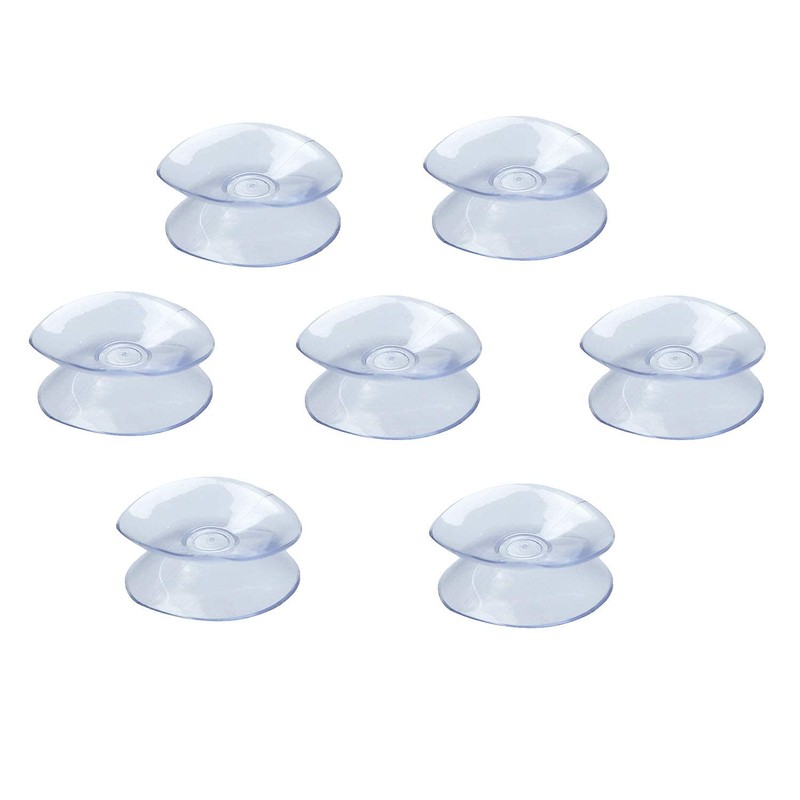 RLECS 12pcs Double Sided Suction Cups Sucker Pads for Glass,