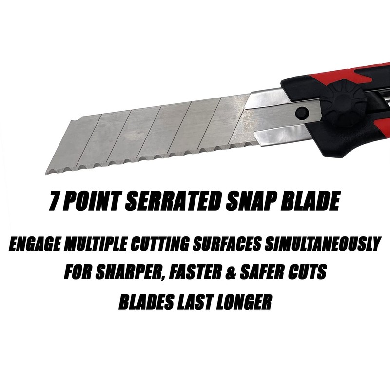 Rapid Tools RT00047 25mm Serrated Snap off Blades 10 Blades