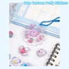 ShunJian 3D Cute Cartoon Puffy Stickers(Blue)