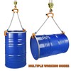 WowDIY 55 Gallon Drum Lift - Chain Drum Lifter -