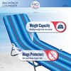 Rio Beach Portable Lay Flat Folding Backpack Beach Lounge Chair