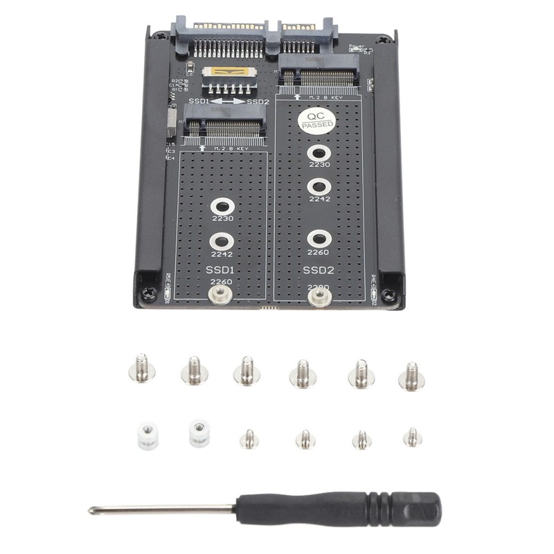 Dual NGFF B M Key M.2 SSD Card 6Gbps SATA