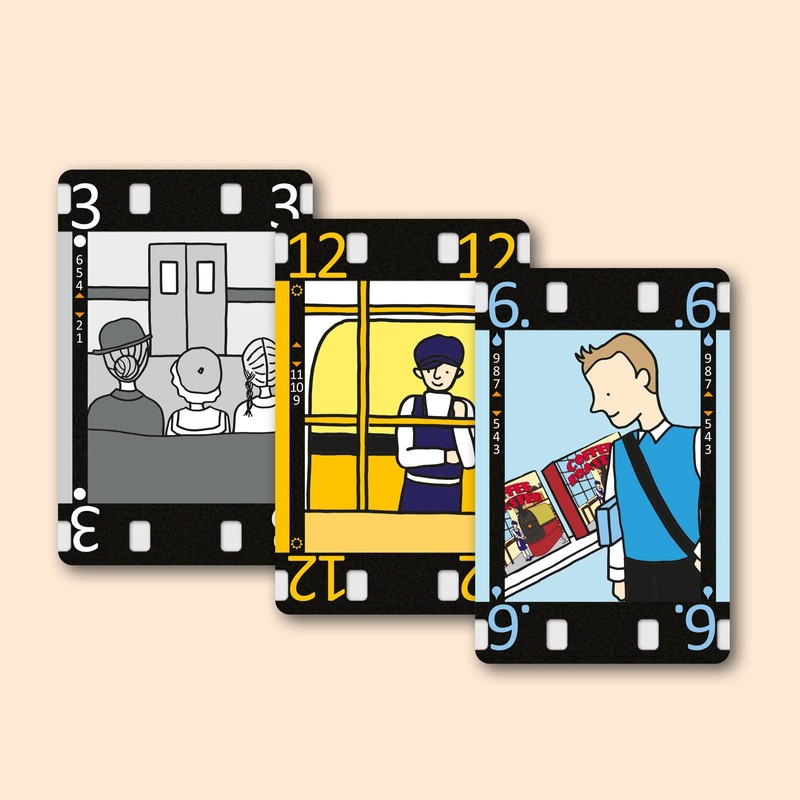 SD GAMES Photograph Photo Board Game with Cards for 2