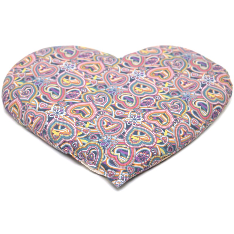 Rapeseed Cushion Heart Approx. 30 x 25 cm – Organic