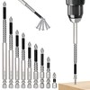 9 Stück High Magnetic Screwdriver Drill Bit Set, Hochmagnetischer Schraubendreher-Bohrer-Bit-Satz,
