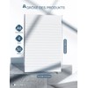 Notepad A6 Lined Tear-Off Pack of 4 Notepads A6 Blank