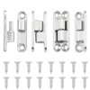 ITROLLE 4PCS Silver CL231-3 Barrel Style Detachable Hinges Gate Hinge