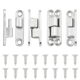 ITROLLE 4PCS Silver CL231-3 Barrel Style Detachable Hinges Gate Hinge Detachable Slip Joint Hinges for Doors Windows Cupboards Shoe Closets
